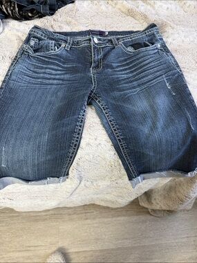 Vigoss Dark Blue Denim Capris 15